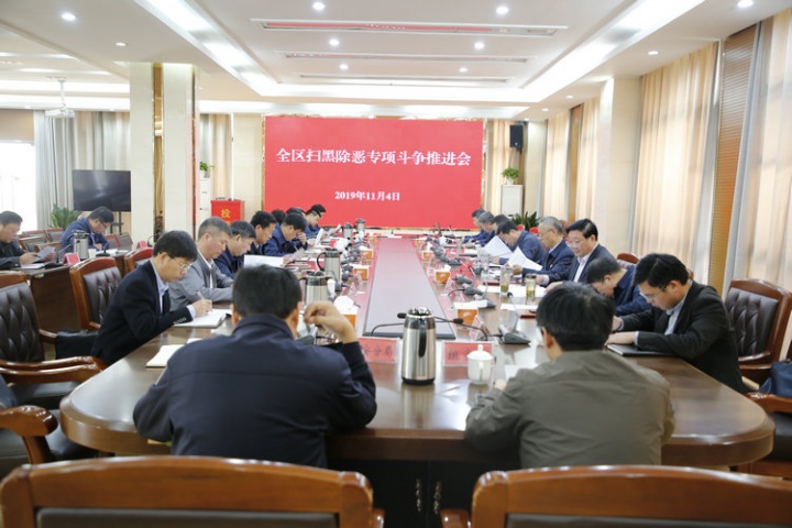 洋河新区召开扫黑除恶专项斗争推进会