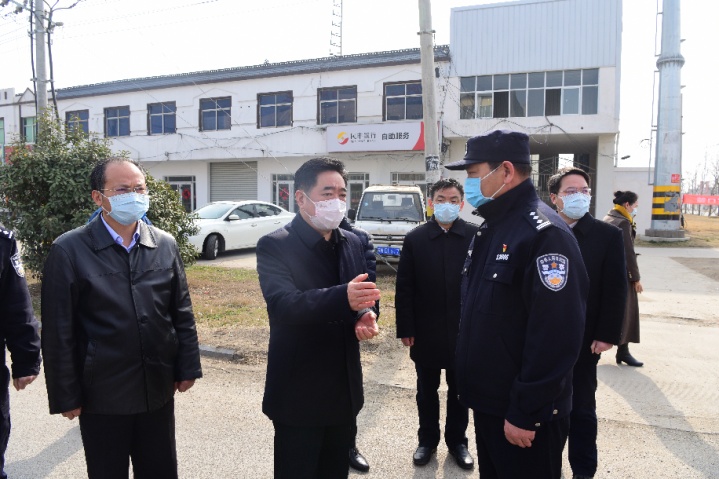 【视频】张爱军在宿城区调研疫情防控工作：紧盯重点环节 深化防控举措