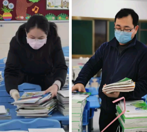 宿迁市苏州外国语学校：  送书上门解“疫”时之急