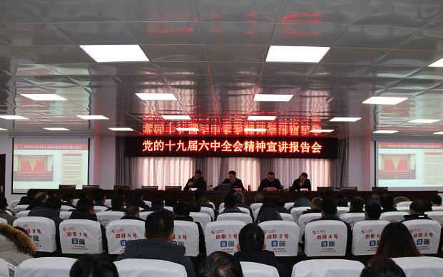 王彬到皂河镇宣讲党的十九届六中全会精神