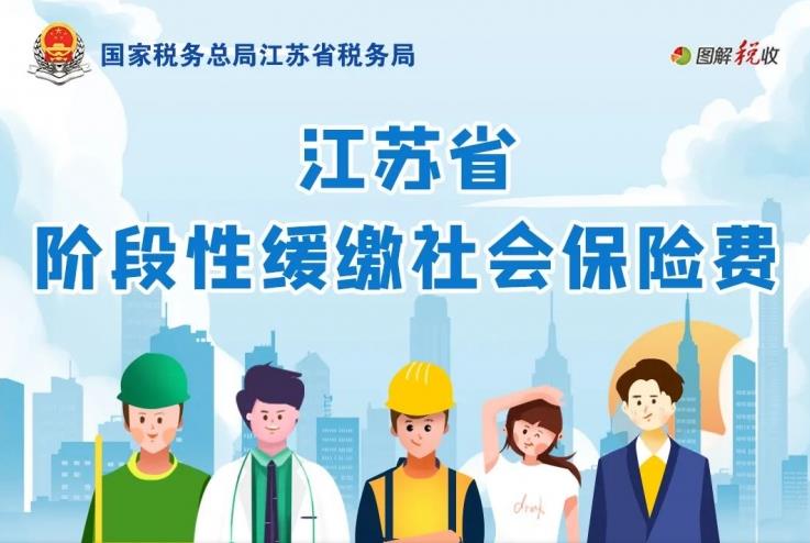 阶段性缓缴社保！江苏具体政策请查收↓↓↓