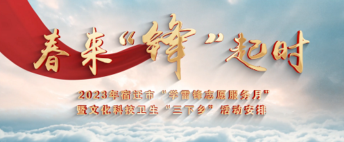 【发布】春来“锋”起时！2023宿迁这样“学雷锋”、“三下乡”！