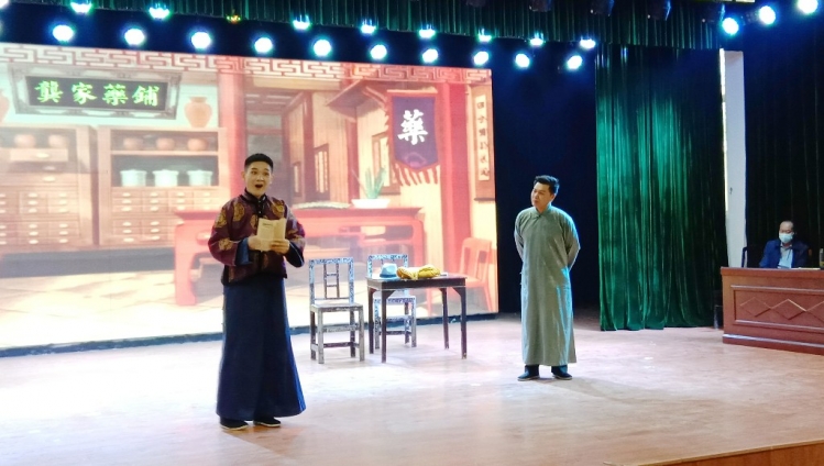 洋河新区：文艺送“理”进基层 党员冬训润人心