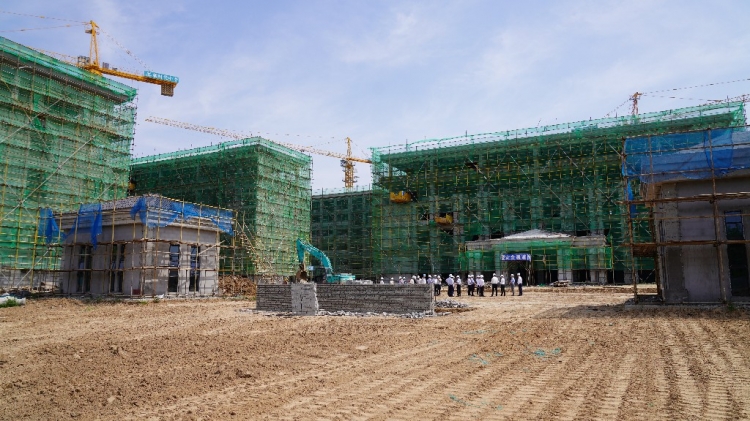 洋河新区：新时代中专建设开启施工“加速度”