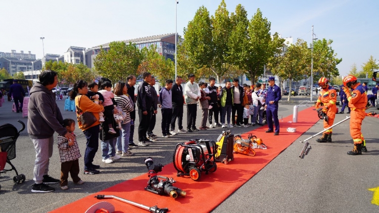预防为主 生命至上：洋河新区举行“119”消防宣传月启动仪式