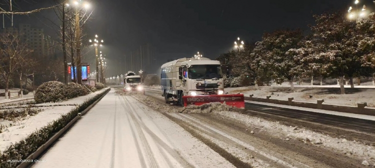 安全过年 温暖过冬│洋河京环：以雪为令 雪停路净
