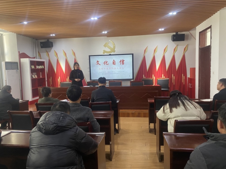  坚定文化自信 汲取奋进力量  ——洋河新区实验小学开展党员冬训理论宣讲