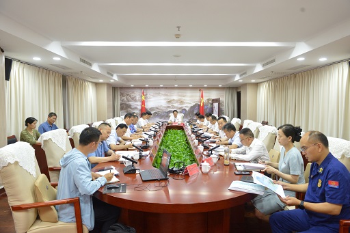 张先彦在黄墩湖滞洪区运用演练调度会上强调：深入调研，精益求精，落实落细防汛各项工作，全力守护人民群众生命财产安全！