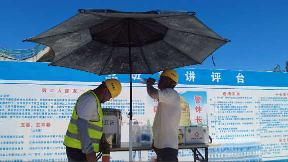 气温攀升 湖畔渔歌一期项目稳步推进