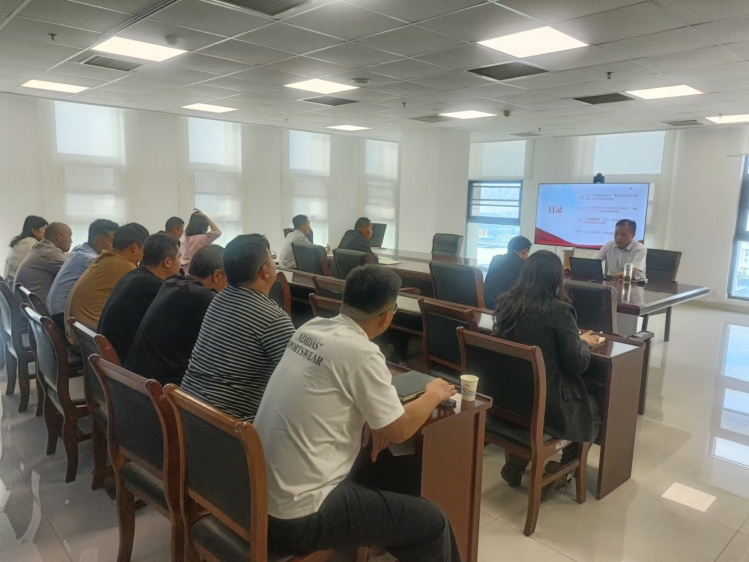 市湖滨新区党工委宣讲团在生态环境系统宣讲党的二十届三中全会精神