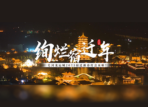 绚烂“宿迁年”| 赏花灯，看表演，皂河龙运城2025宿迁新春灯会来啦！
