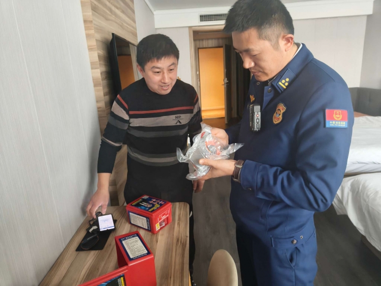 洋河新区消防救援大队开展过滤式消防自救呼吸器专项检查