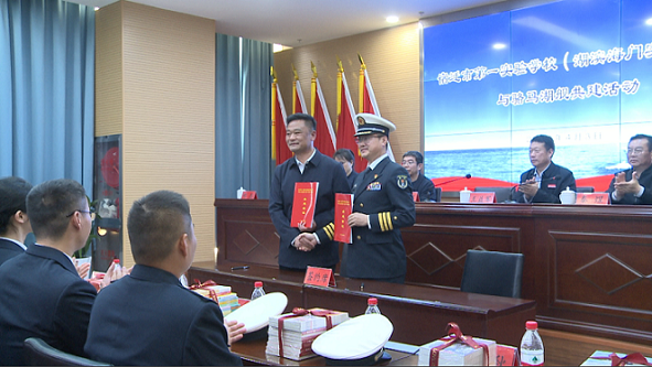 骆马湖舰：舰校共建 奏响军民鱼水新乐章