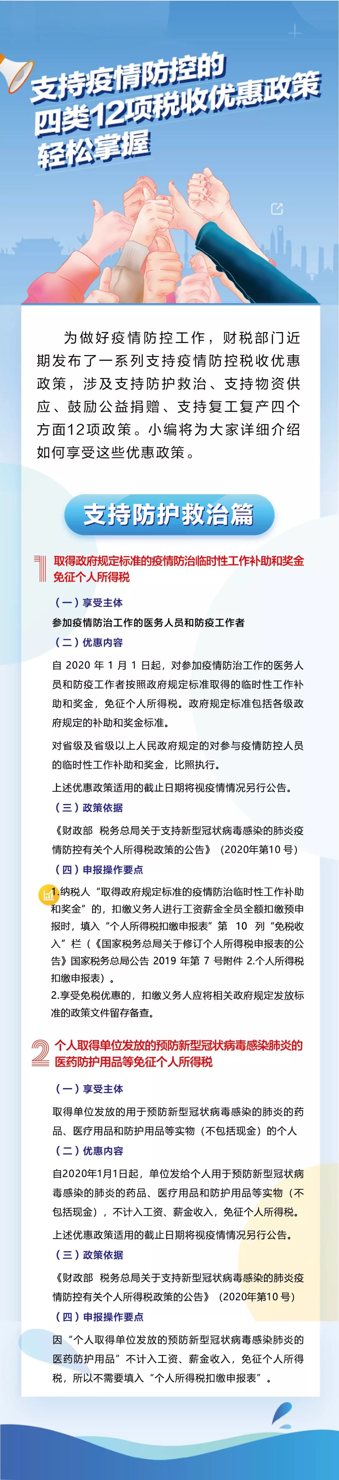 支持疫情防控的四类12项税收优惠政策轻松掌握-支持防护救治篇