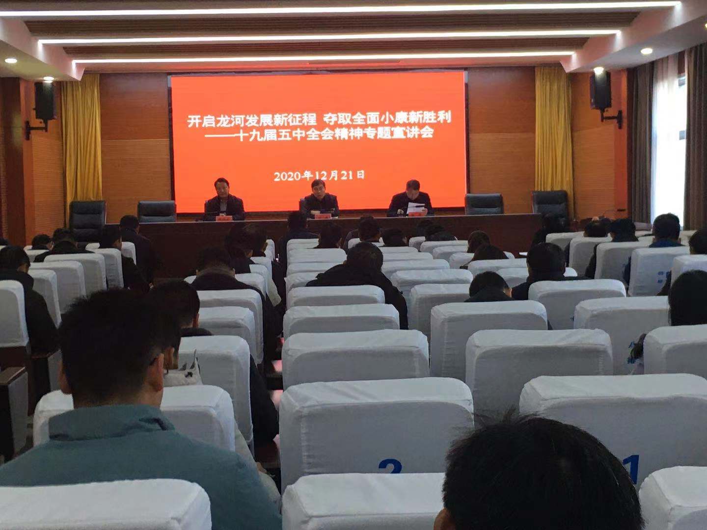 宿城区龙河镇开展党的十九届五中全会精神 宣讲活动