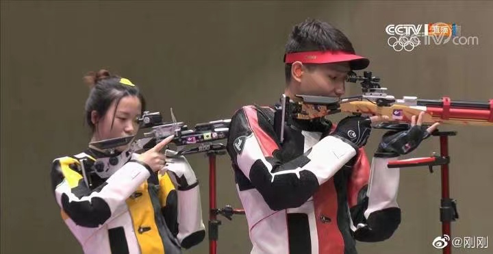 第九金！杨倩杨皓然气步枪混团夺冠