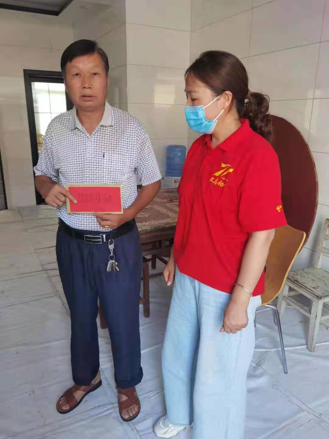 胡集镇开展“八一”走访慰问活动