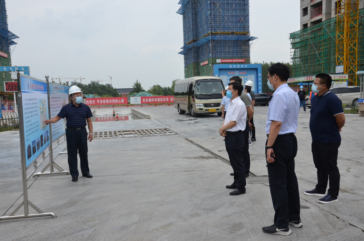 市政协领导莅临隆城香堤二期、市救助管理站项目开展民主监督