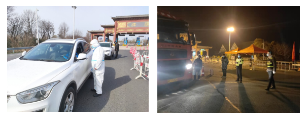 “疫”线有交建 洋河新区旅游交通建设局坚守交通管控前沿阵地