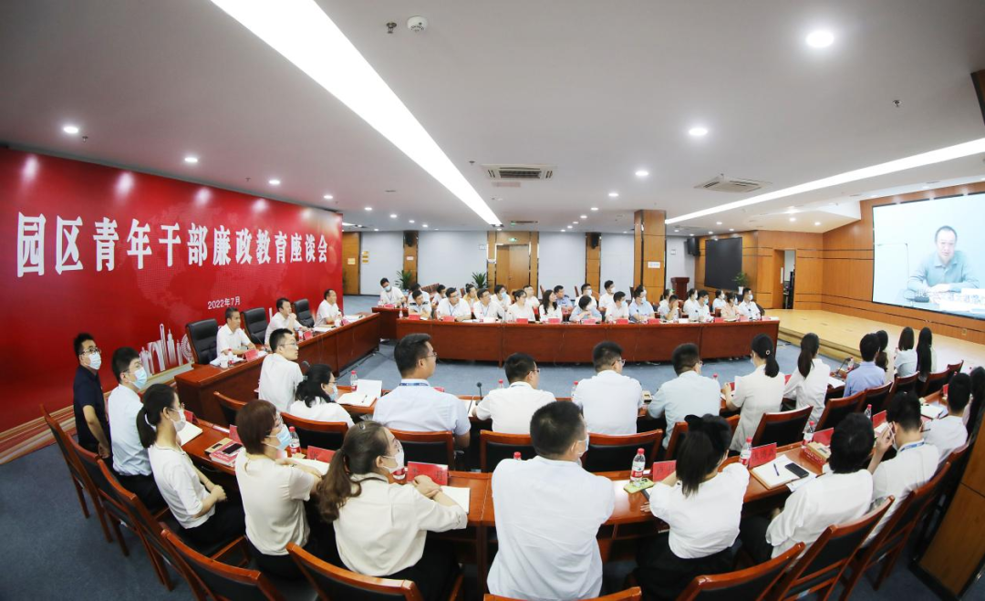 青年话清廉 系好人生扣 苏宿工业园区召开青年干部廉政教育座谈会