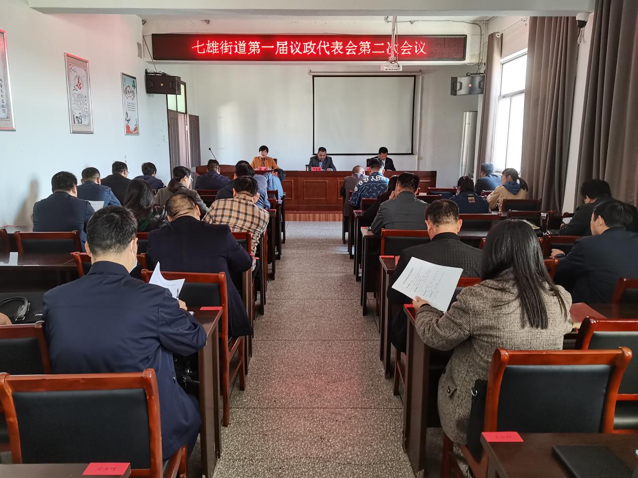 七雄街道第一届议政代表会第二次全体会议胜利召开