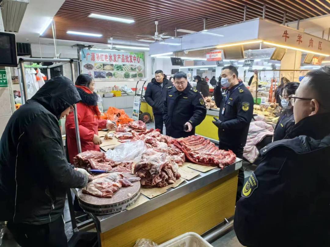 泗阳县市场监管局检查牛羊肉销售质量 让市民吃上“放心肉”