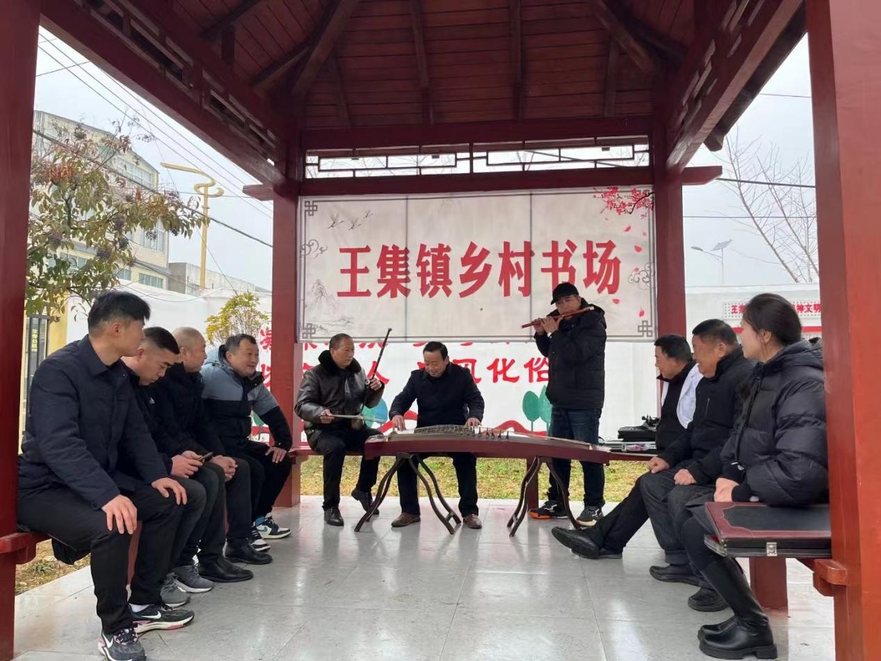 党员冬训在身边丨“乡村书场”让王集年味十足