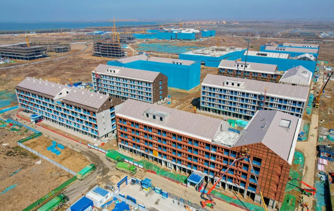 图说丨奋进在春天里 宿迁学院新校区建设项目满弓发力