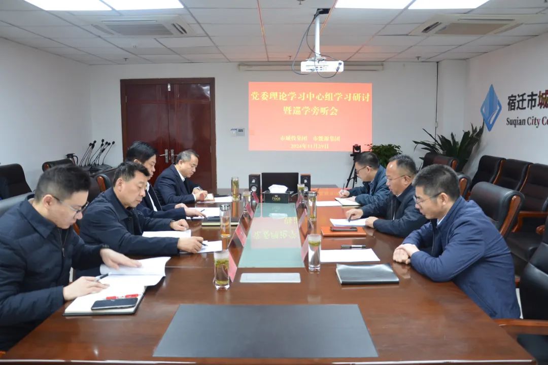 市城投集团、市能源集团召开党委理论学习中心组学习研讨暨巡学旁听会
