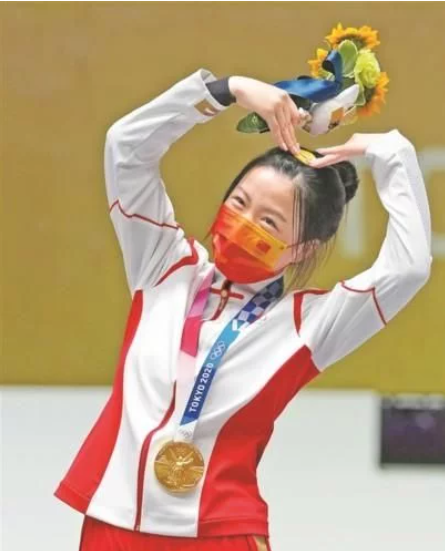 杨倩：毫厘之间 尽力做好自己 继续努力！