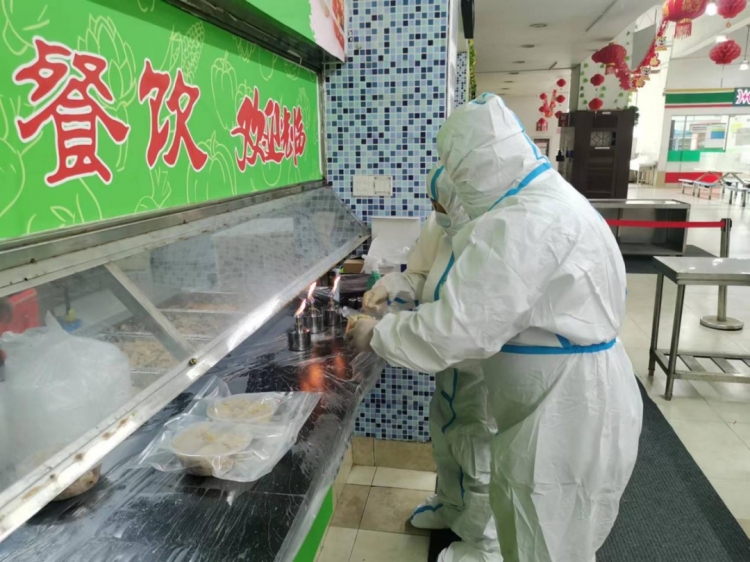 苏宿工业园区“你点我检”走进集体用餐配送企业