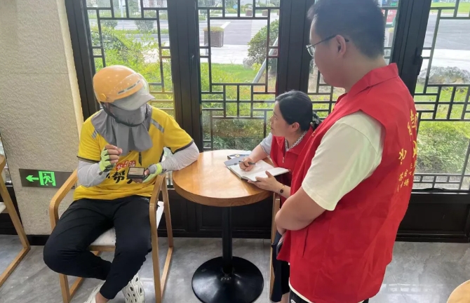 倾听“新”声！园区开展外卖送餐行业调研活动